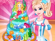 Elsa's Dream Sea Cake