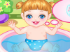 Baby Alice Bathing