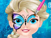 Baby Elsa Butterfly Face Art