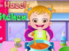Baby Hazel In Kitchen
