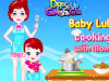 Baby Lulu Cooking with Mom