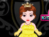Baby Princess Belle Bath Time