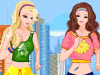 Barbara and Ellie Jogging Dressup