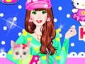 Barbara With Kitty Dressup