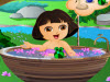 Cute Dora Bathing