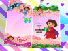 Dora Party Invitation
