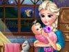 Elsa Frozen Baby Feeding