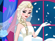 Elsa Wears The Wedding Dress