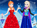 Elsa with Anna Dress Up