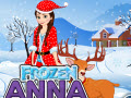 Frozen Anna as Santa