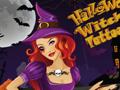 Halloween Witch Tattoo