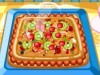 Hot and Yummy Squared Pizza