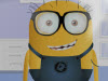 Minion wearing glasses
