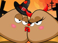 Pou Halloween Kissing