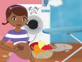 Pregnant Doc McStuffins Ironing Clothes