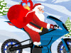 Santa Claus On Bike