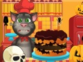 Talking Tom Cooking Halloween Cake