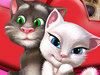 Tom Cat Kissing