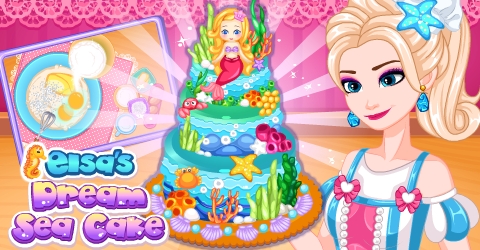 Elsa's Dream Sea Cake